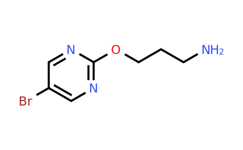 1289057-63-1 | 3-((5-Bromopyrimidin-2-yl)oxy)propan-1-amine