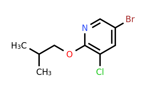 1289093-31-7 | 5-Bromo-3-chloro-2-isobutoxypyridine