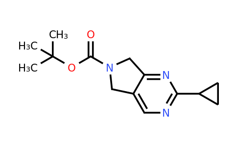 1289267-20-4 | Tert-butyl 2-cyclopropyl-5,7-dihydro-6H-pyrrolo[3,4-d]pyrimidine-6-carboxylate