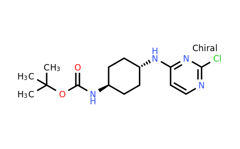 1289386-80-6 | tert-Butyl n-[(1r,4r)-4-[(2-chloropyrimidin-4-yl)amino]cyclohexyl]carbamate, trans