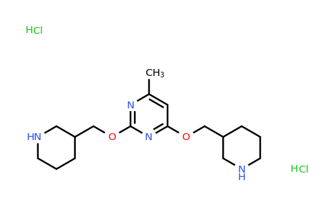 1289388-29-9 | 4-Methyl-2,6-bis(piperidin-3-ylmethoxy)pyrimidine dihydrochloride