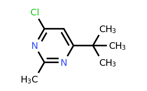 128939-55-9 | 4-(Tert-butyl)-6-chloro-2-methylpyrimidine