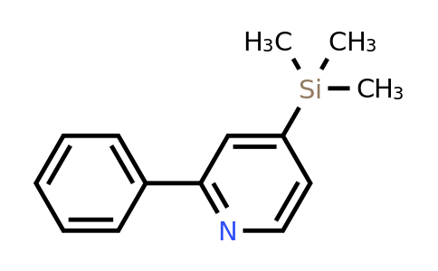 128945-67-5 | 2-phenyl-4-(trimethylsilyl)pyridine