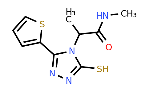 1290825-21-6 | 2-(3-Mercapto-5-(thiophen-2-yl)-4h-1,2,4-triazol-4-yl)-N-methylpropanamide