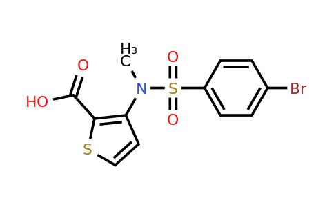 1291486-57-1 | 3-((4-Bromo-N-methylphenyl)sulfonamido)thiophene-2-carboxylic acid