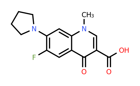 1291486-62-8 | 6-Fluoro-1-methyl-4-oxo-7-(pyrrolidin-1-yl)-1,4-dihydroquinoline-3-carboxylic acid
