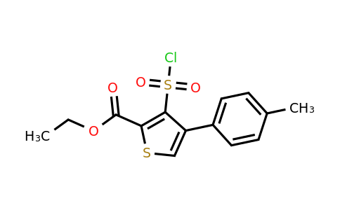 1291486-89-9 | Ethyl 3-(chlorosulfonyl)-4-(p-tolyl)thiophene-2-carboxylate