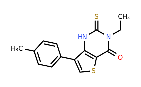 1291486-91-3 | 3-Ethyl-2-thioxo-7-(p-tolyl)-2,3-dihydrothieno[3,2-d]pyrimidin-4(1H)-one