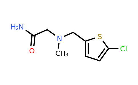 1291666-88-0 | 2-(((5-Chlorothiophen-2-yl)methyl)(methyl)amino)acetamide