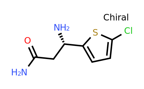 1292497-91-6 | (S)-3-Amino-3-(5-chlorothiophen-2-yl)propanamide