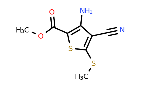 129332-45-2 | Methyl 3-amino-4-cyano-5-(methylthio)thiophene-2-carboxylate