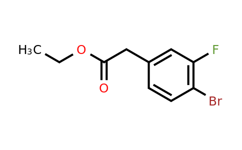 Ethyl 2-(4-bromo-3-fluorophenyl)acetate