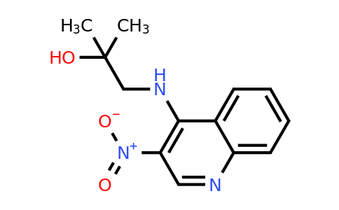 129655-57-8 | 2-Methyl-1-((3-nitroquinolin-4-yl)amino)propan-2-ol