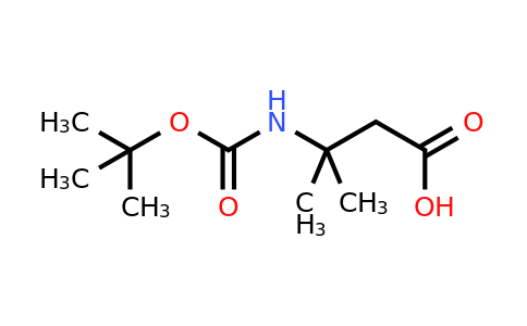 129765-95-3 | 3-[[(1,1-Dimethylethoxy)carbonyl]amino]-3-methylbutanoic acid