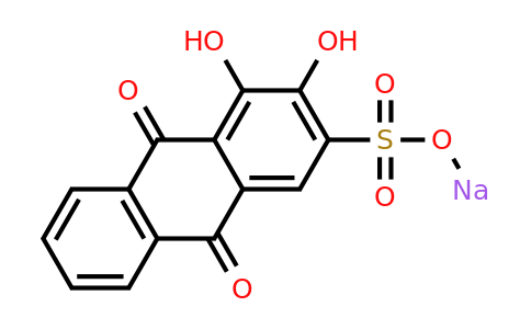 130-22-3 | Alizarin red S indicator Alizarin red S mono sodiumsalt (C.I. 58005), visual transition interval 4.3-6.3, yellow to pink, visual transition interval 9.4-12.0, brown-orange to violet