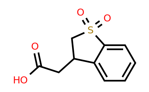 130105-46-3 | 2-(1,1-Dioxo-2,3-dihydro-1lambda6-benzothiophen-3-yl)acetic acid