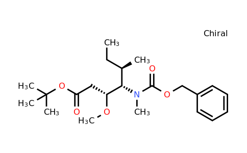 130273-10-8 | Heptanoic acid, 3-methoxy-5-methyl-4-[methyl[(phenylmethoxy)carbonyl]amino]-, 1,1-dimethylethyl ester, [3R-(3R*,4S*,5R*)]- (9CI)
