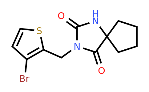 1303724-60-8 | 3-((3-Bromothiophen-2-yl)methyl)-1,3-diazaspiro[4.4]nonane-2,4-dione