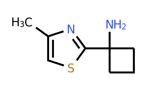 1303845-63-7 | 1-(4-Methylthiazol-2-yl)cyclobutanamine