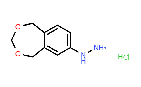 1303994-02-6 | (1,5-Dihydrobenzo[e][1,3]dioxepin-7-yl)hydrazine hydrochloride