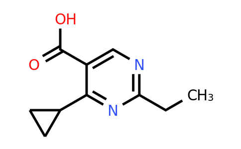 1304295-62-2 | 4-Cyclopropyl-2-ethylpyrimidine-5-carboxylic acid
