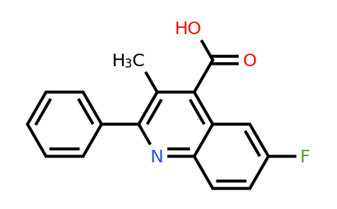 130507-38-9 | 6-Fluoro-3-methyl-2-phenylquinoline-4-carboxylic acid