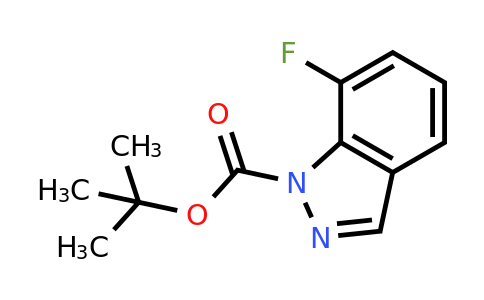 1305320-59-5 | Tert-butyl 7-fluoro-1H-indazole-1-carboxylate
