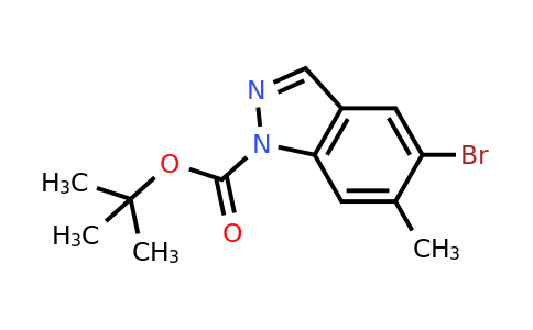 1305320-67-5 | tert-Butyl 5-bromo-6-methyl-1H-indazole-1-carboxylate