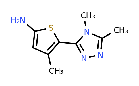 1305484-76-7 | 5-(4,5-Dimethyl-4h-1,2,4-triazol-3-yl)-4-methylthiophen-2-amine