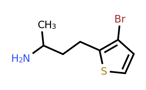 1305487-18-6 | 4-(3-Bromothiophen-2-yl)butan-2-amine