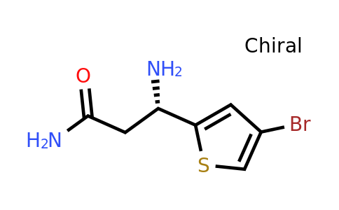 1306166-18-6 | (S)-3-Amino-3-(4-bromothiophen-2-yl)propanamide