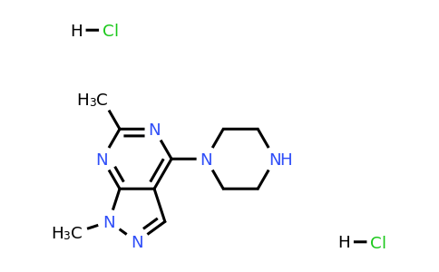 1306603-02-0 | 1-{1,6-dimethyl-1h-pyrazolo[3,4-d]pyrimidin-4-yl}piperazine dihydrochloride
