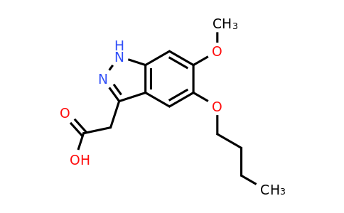 1306603-72-4 | 2-(5-Butoxy-6-methoxy-1h-indazol-3-yl)acetic acid