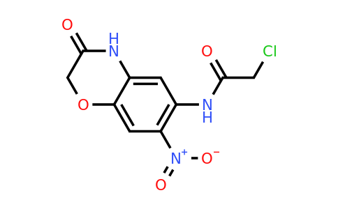 1306603-88-2 | 2-Chloro-n-(7-nitro-3-oxo-3,4-dihydro-2h-1,4-benzoxazin-6-yl)acetamide