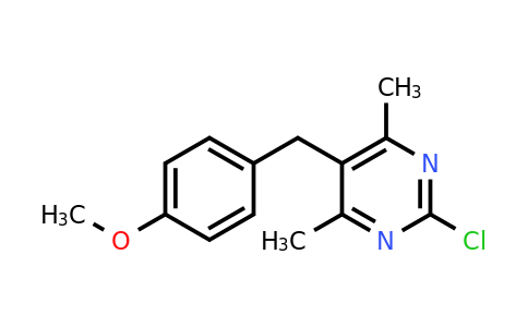 1306605-87-7 | 2-Chloro-5-[(4-methoxyphenyl)methyl]-4,6-dimethylpyrimidine