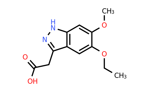 1306606-04-1 | 2-(5-Ethoxy-6-methoxy-1h-indazol-3-yl)acetic acid
