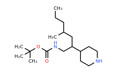 1306606-51-8 | Tert-butyl (4-methyl-2-(piperidin-4-yl)heptyl)carbamate