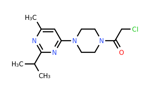 1306606-72-3 | 2-Chloro-1-(4-(2-isopropyl-6-methylpyrimidin-4-yl)piperazin-1-yl)ethan-1-one