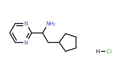 1306606-76-7 | 2-Cyclopentyl-1-(pyrimidin-2-yl)ethan-1-amine hydrochloride