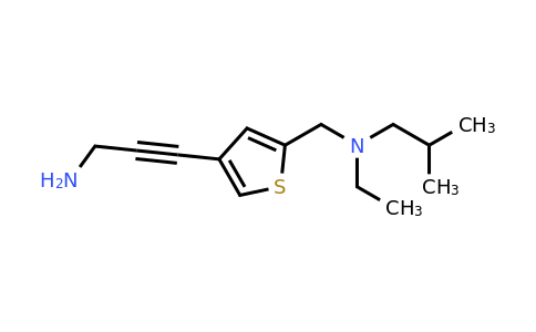 1306695-04-4 | 3-(5-((Ethyl(isobutyl)amino)methyl)thiophen-3-yl)prop-2-yn-1-amine