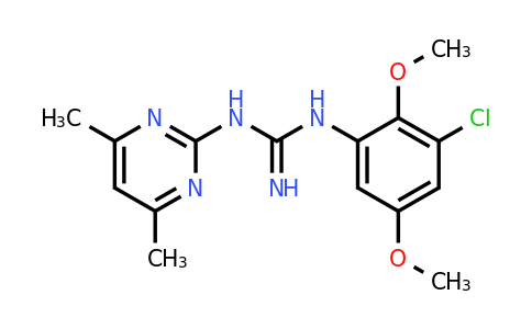 1306738-43-1 | 1-(3-Chloro-2,5-dimethoxyphenyl)-3-(4,6-dimethylpyrimidin-2-yl)guanidine