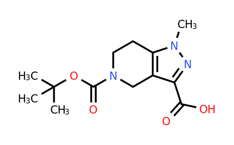 1306739-66-1 | 5-(tert-Butoxycarbonyl)-1-methyl-4,5,6,7-tetrahydro-1H-pyrazolo[4,3-c]pyridine-3-carboxylic acid