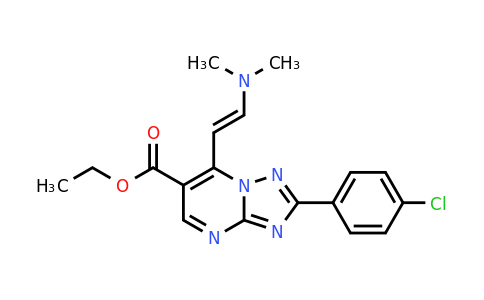 1306753-57-0 | Ethyl (E)-2-(4-chlorophenyl)-7-(2-(dimethylamino)vinyl)-[1,2,4]triazolo[1,5-a]pyrimidine-6-carboxylate