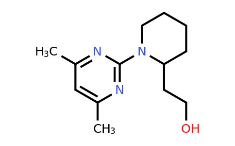 1307048-45-8 | 2-(1-(4,6-Dimethylpyrimidin-2-yl)piperidin-2-yl)ethan-1-ol