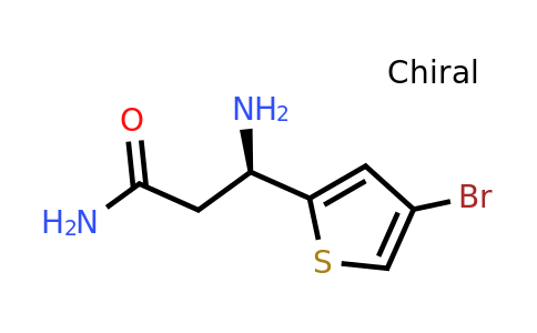 1307443-46-4 | (R)-3-Amino-3-(4-bromothiophen-2-yl)propanamide