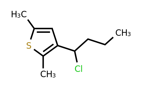 1308106-91-3 | 3-(1-Chlorobutyl)-2,5-dimethylthiophene