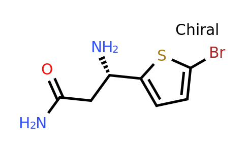 1308263-35-5 | (S)-3-Amino-3-(5-bromothiophen-2-yl)propanamide