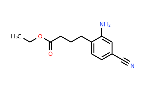 1308319-51-8 | Ethyl 4-(2-amino-4-cyanophenyl)butanoate
