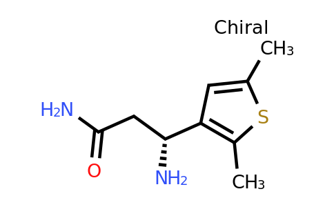 1308327-39-0 | (R)-3-Amino-3-(2,5-dimethylthiophen-3-yl)propanamide