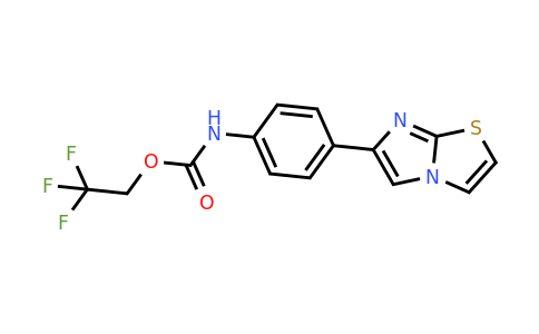 1308650-30-7 | 2,2,2-Trifluoroethyl n-(4-{imidazo[2,1-b][1,3]thiazol-6-yl}phenyl)carbamate
